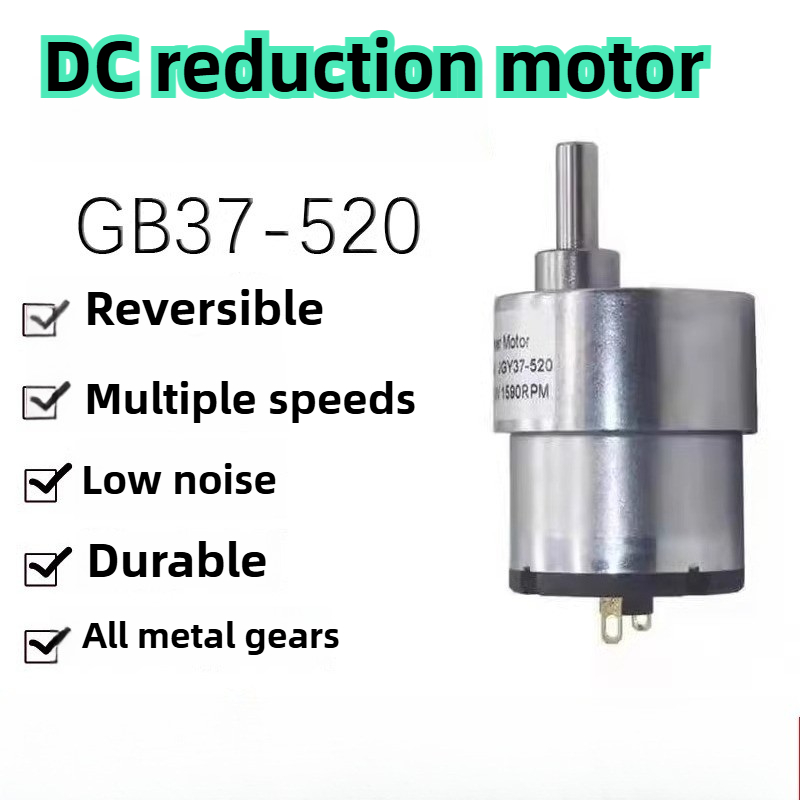 Dc Motor 12V - Motor de Engrenagem DC 12V/24V de