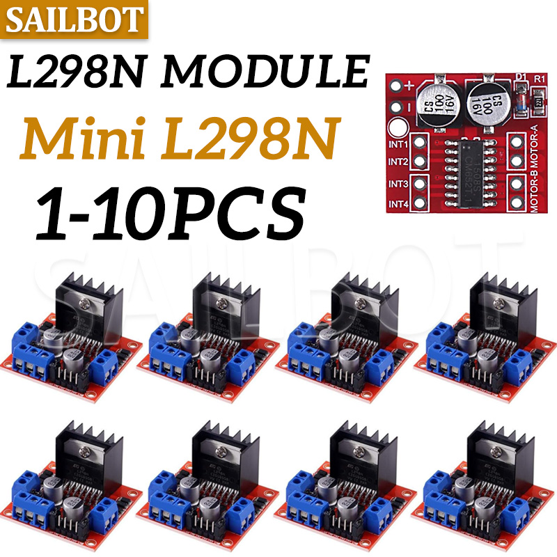 Motor Driver L298N - 1/5/10 pces l298n driver de motor