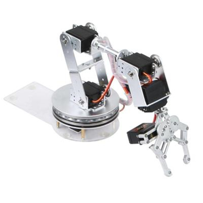 Robot Arm Kit - Braço Robótico Prateado 6 DOF com