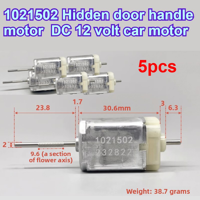 Dc Motor 12V - 5 Peças 1021502 Motor de Maçaneta