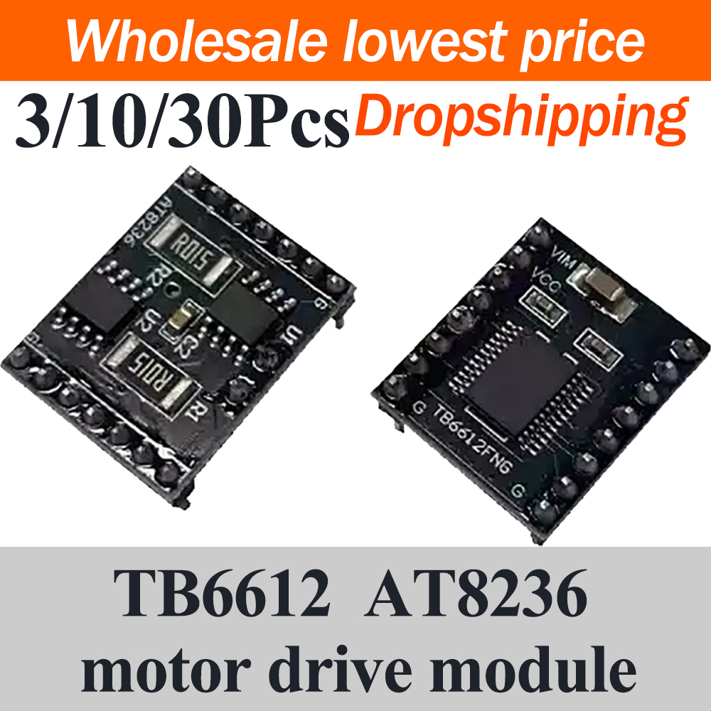 Motor Driver L298N - 3/10/30 Peças Módulo Driver de Motor