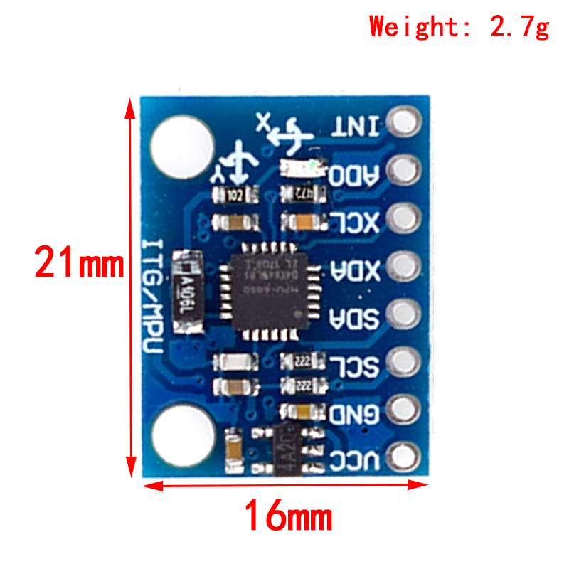 1 conjunto de sensores giroscó - Accelerometer Mpu6050 avaliação e preço