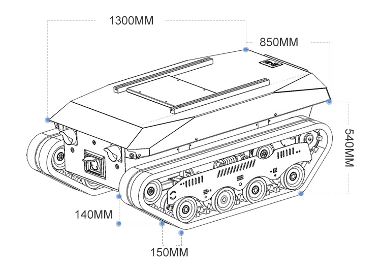 Chassi de Caminhão Dumper com  - Robot Chassis avaliação e preço