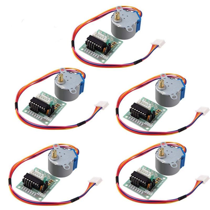 Conjunto de 5 Motores de Passo - 28Byj-48 avaliação e preço