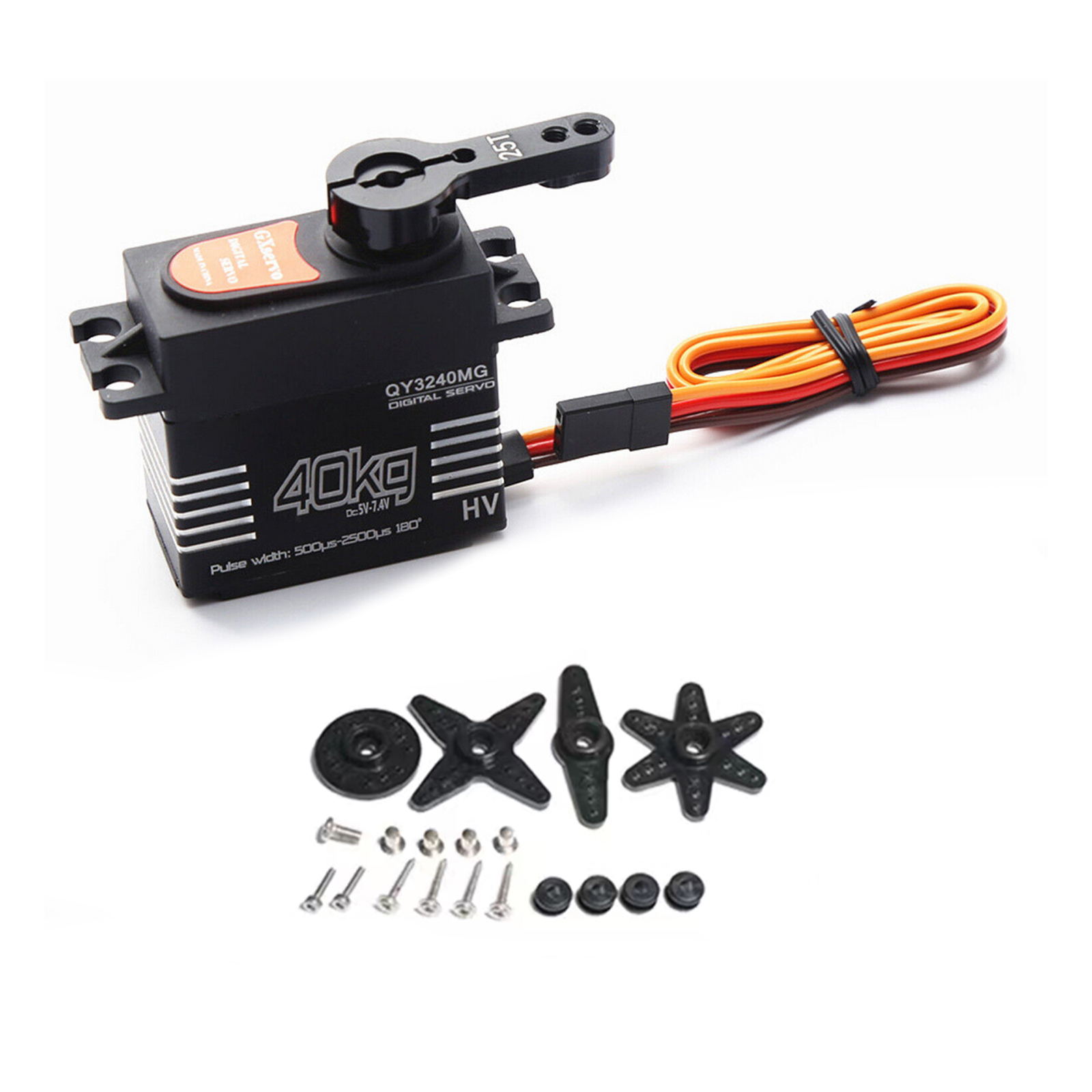 Servo Digital 40KG à Prova d'Á - Robot Arm Kit avaliação e preço