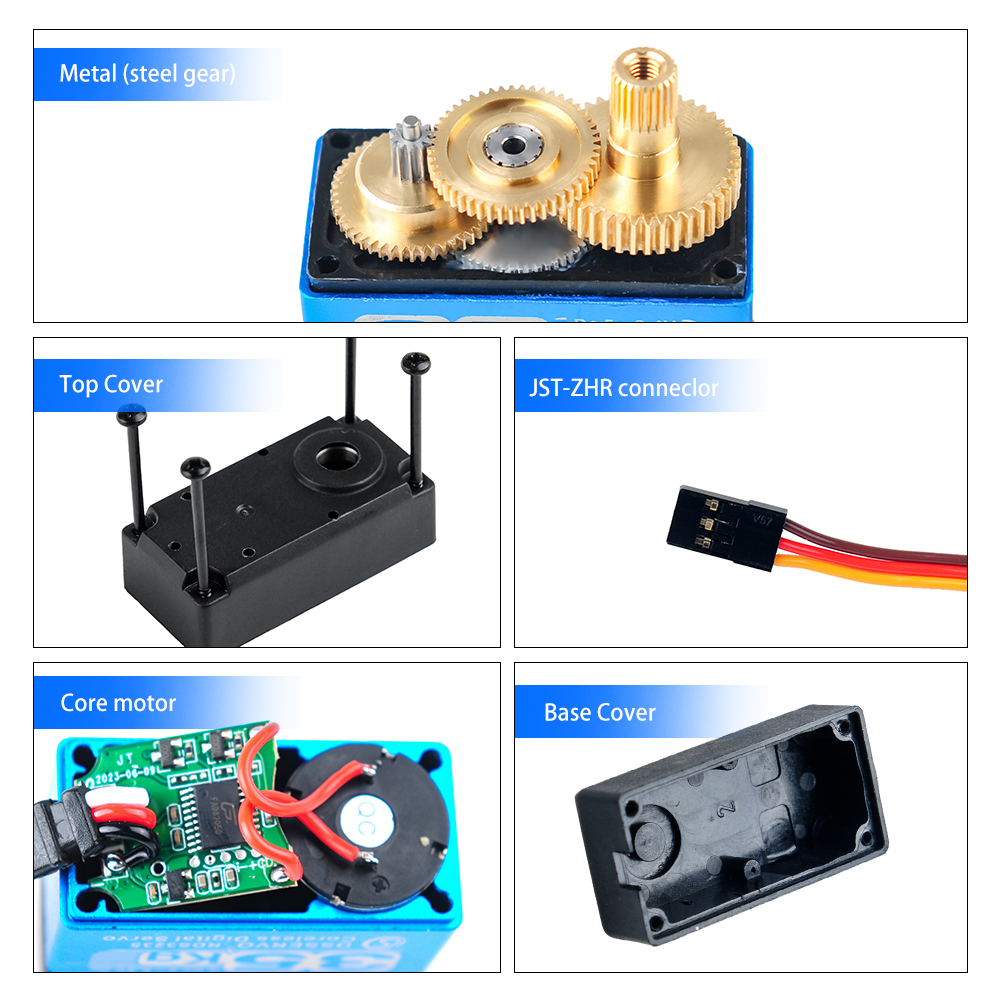 Servo Digital RDS3235 35KG Mot - Servo Bracket avaliação e preço