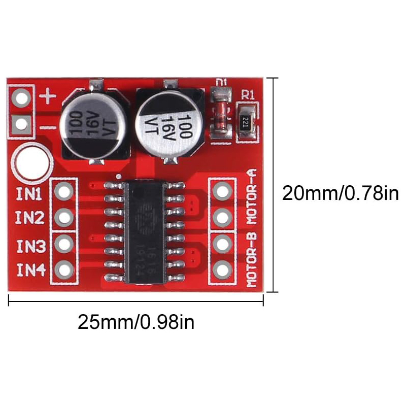 10 peças l298n mini módulo de  - Motor Driver L298N avaliação e preço
