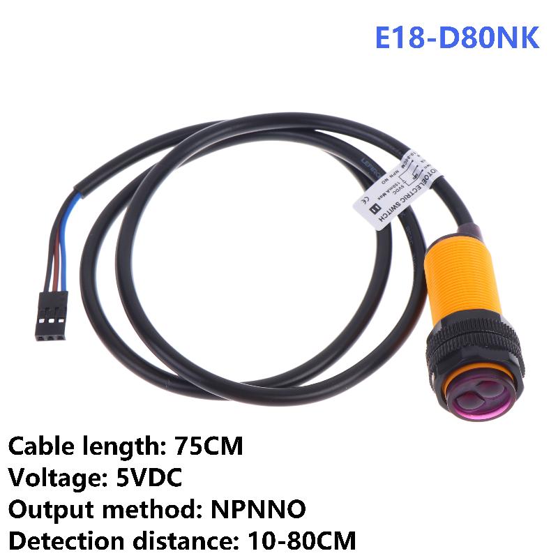 Sensor Infravermelho E18-D80NK - Infrared Obstacle Sensor avaliação e preço