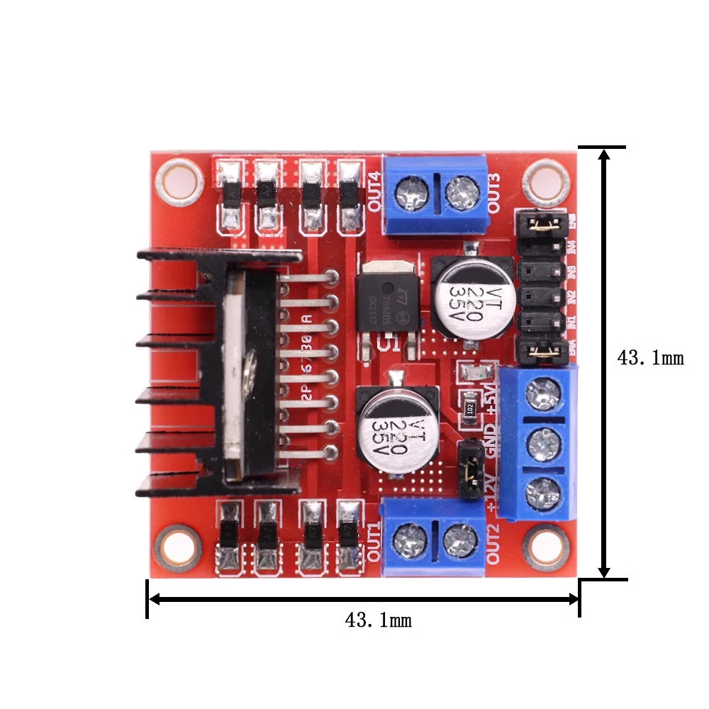 1~100 Peças Módulo Controlador - Motor Driver L298N avaliação e preço