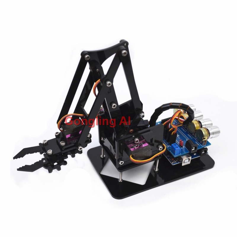 Braço Robótico Mecânico SG90 c - Robot Arm Kit avaliação e preço
