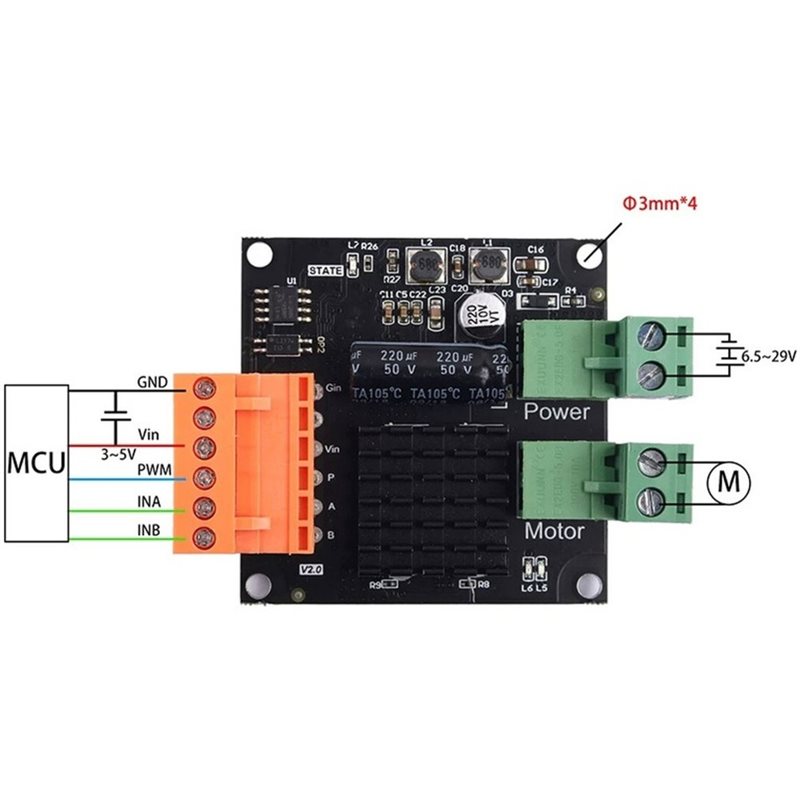 Módulo de Driver de Motor DC d - Motor Driver Module avaliação e preço