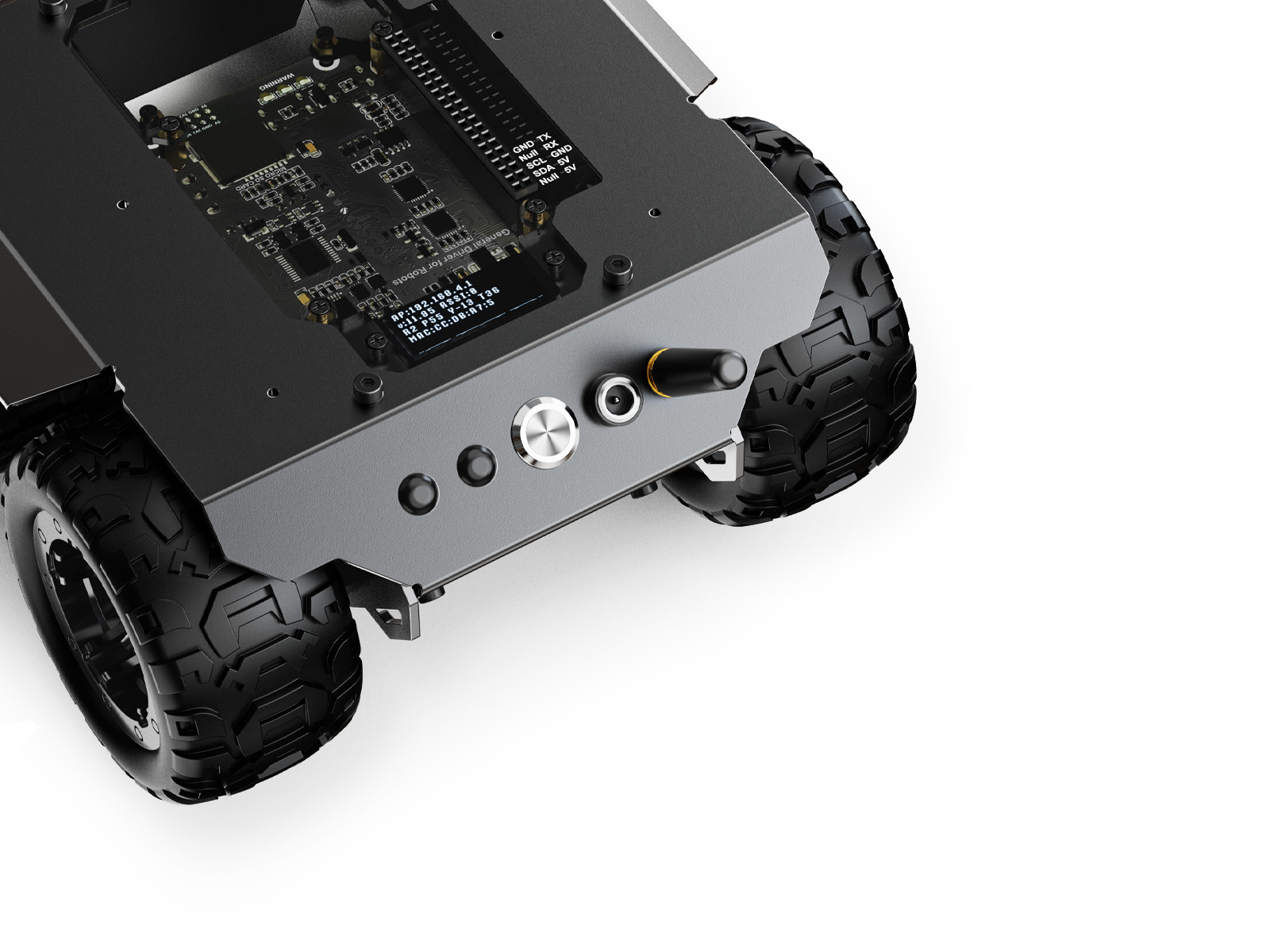 Waveshare WAVE ROVER Chassi de - Robot Chassis avaliação e preço